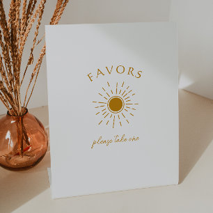Expositor En L Minimalista Boho Sunshine Baby Shower favorece
