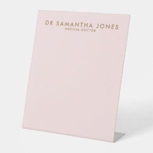 Expositor En L Minimalista Moderno Profesional Rosa Doctor