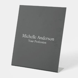 Expositor En L Minimalista Profesional Moderno Color Gris Claro