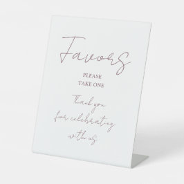 Expositor En L Minimalistas favoritos de escritura malva elegante