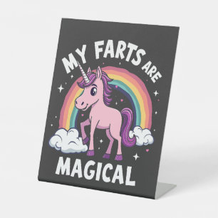 Expositor En L Mis Faros Son Un Arcoiris De Unicornio Gracioso