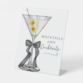 Expositor En L Mocktails y Cócteles Bridal Shower con Martini Suc