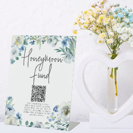 Expositor En L Moda Blue Floral Spring Wedding Honeymoon Fondo