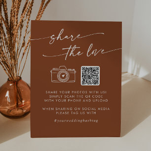 Expositor En L Moda Boho Terracotta Comparte el código QR Love