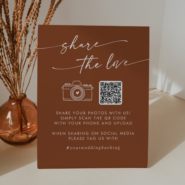 Expositor En L Moda Boho Terracotta Comparte el código QR Love (Subido por el creador)