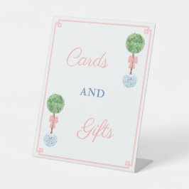 Expositor En L Moda Chinoiserie Chica Tarjetas Baby Shower Y Rega