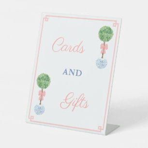 Expositor En L Moda Chinoiserie Chica Tarjetas Baby Shower Y Rega