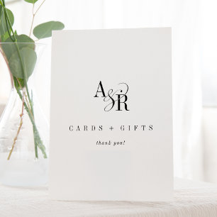 Expositor En L MODA clásica de ANDREA Tarjetas de matrimonio únic