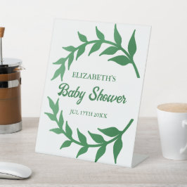 Expositor En L Moda Greenery Baby Shower