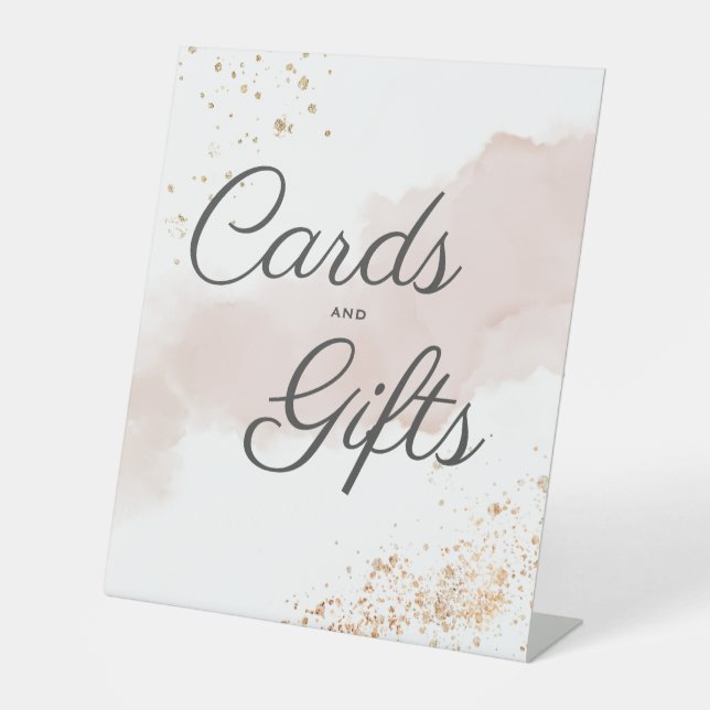 Expositor En L Moda Mauve Gold Cards and Gifts Boda (Anverso)