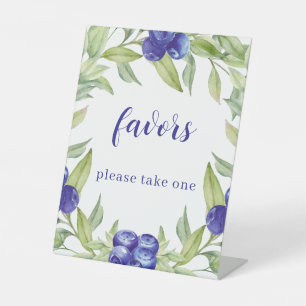 Expositor En L Moda Waterercolor Blueberries Green Leaves Favorit