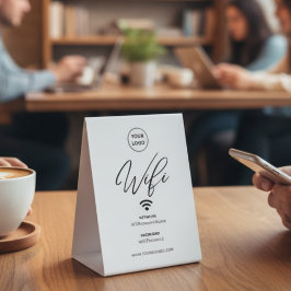Expositor En L Modern Business Wifi Password Welcome  