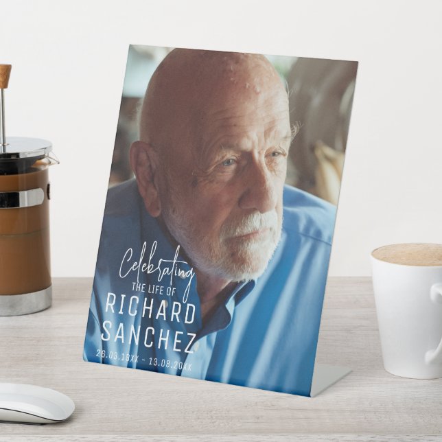 Expositor En L Modern Celebration Of Life Photo Funeral Memorial  (In Situ)