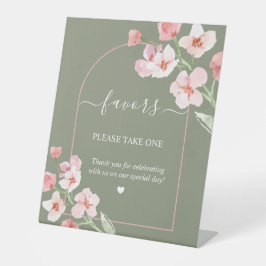 Expositor En L Modern Earthy Watercolor Floral Arch Favorece