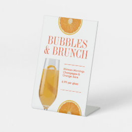 Expositor En L Modern Mimosa Cocktail Bar or Table Brunch LTO