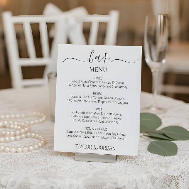 Expositor En L Modern Minimalist Bar Menu Elegant (Subido por el creador)