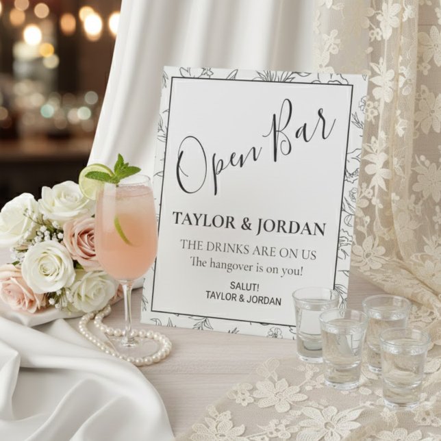 Expositor En L Modern Open Bar | Minimalist Botanical  (Subido por el creador)