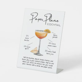 Expositor En L Modern Paper Plane Cocktail