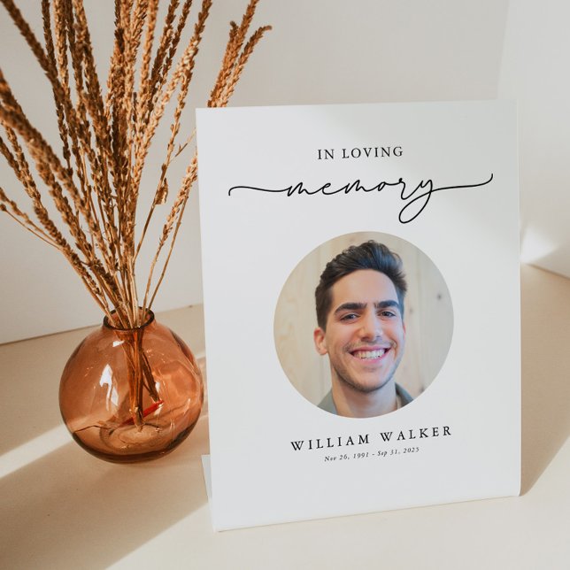 Expositor En L Modern Photo In Loving Memory Celebration Of Life (Subido por el creador)
