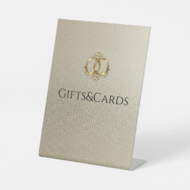 Expositor En L Modern Wedding Gifts&Cards Sign