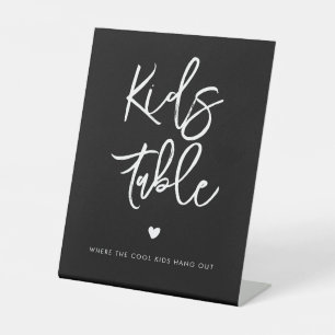 Expositor En L Moderna boda de mesa para niños negros