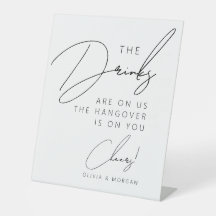 Moderna escritura Minimalista divertida bebida Bod