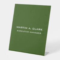 Moderna llanura Minimalista Elegante Selva Verde