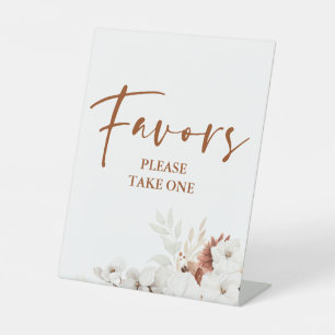Expositor En L Moderna Terracota Floral Blanca Boho Favorece