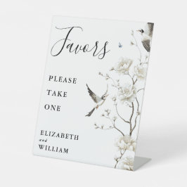 Expositor En L Moderna y elegante Chinoiserie floral favorece al 