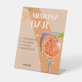 Expositor En L Moderno bar Mimosa Aperol Spritz Ducha Bridal