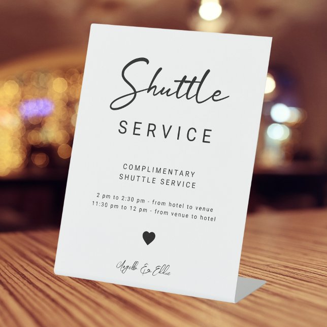 Expositor En L Moderno Rótulo de Boda de servicio de lanzadera mí (Subido por el creador)