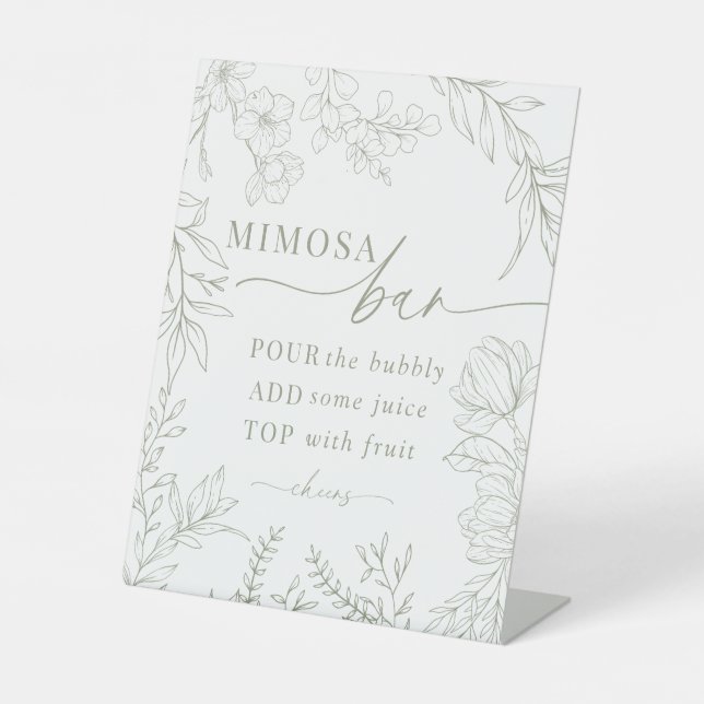 Expositor En L Moderno y moderno bar de ducha con flores (Anverso)