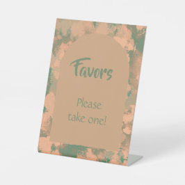 Expositor En L Modernos favores florales verdes del ejército