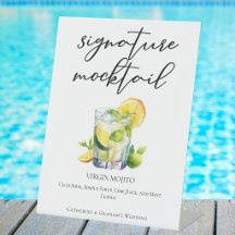Mojito sin Alcohol Cóctel de Firma para Bodas