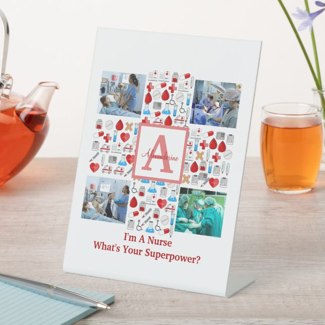 Expositor En L Monograma cruzado del collage de fotos del Día 4 d (In Situ)