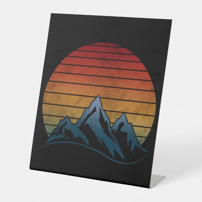 EXPOSITOR EN L MONTAÑA DE VINTAJE DE SOL (Anverso)