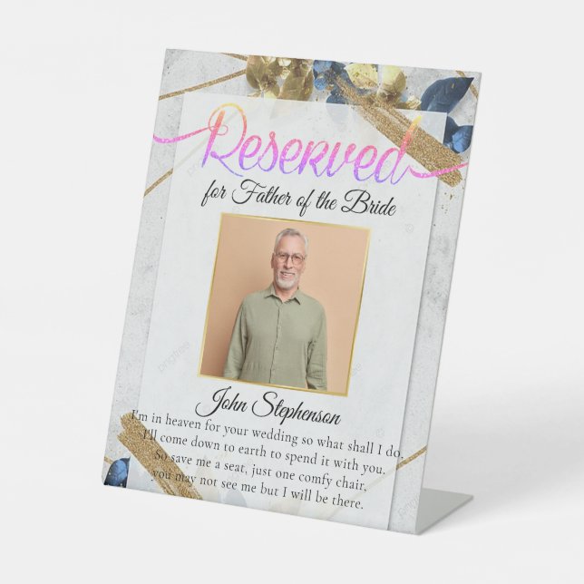 Expositor En L Monumento conmemorativo de un Boda fotográfico (Anverso)