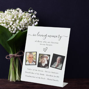 Expositor En L Monumento conmemorativo del boda de fotografías en