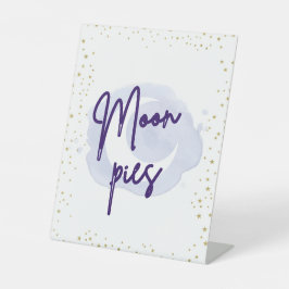 Expositor En L Moon Pies firma para el Fiesta de dos lunas