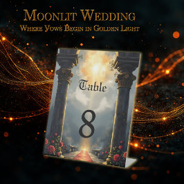 Expositor En L Moonlit Aisle of Eternal Vows –Gothic Wedding Gate