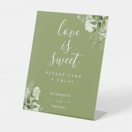 Expositor En L Moss Verde Floral Verdor El Amor Es Un Favor Dulce