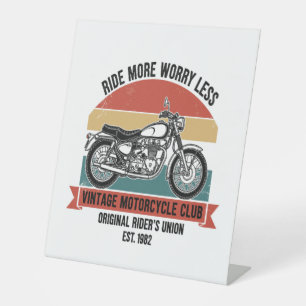 Expositor En L Motocicleta de época Est. 1982