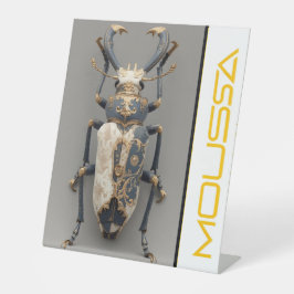 EXPOSITOR EN L MOUSSA PEDESTAL SIGN