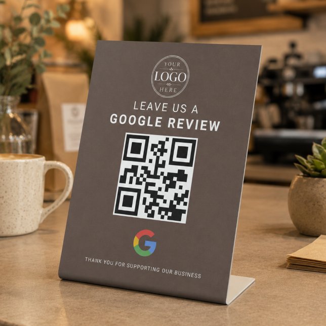 Expositor En L Muestra de código QR de reseñas de Google Espresso (Subido por el creador)