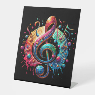 Expositor En L Musiknote in einem Außergewöhnlichem Design
