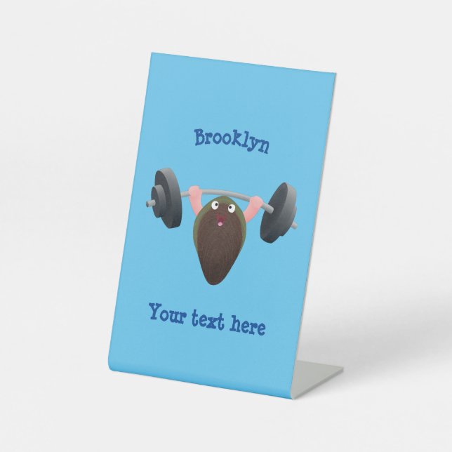 Expositor En L Mussel gracioso trabajando en ilustracion personal (Anverso)