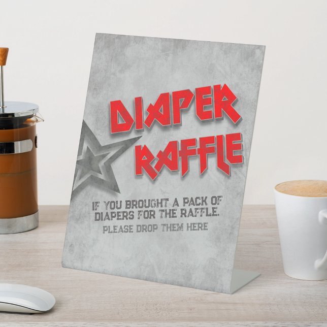 Expositor En L Nacido en Rock - Diaper Raffle (Subido por el creador)