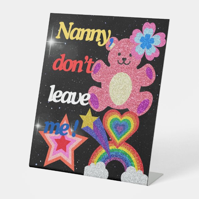 Expositor En L Nanny, ¡no me dejes! (Anverso)