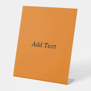 Expositor En L Naranja Crea Tu Propio Texto Personalizado