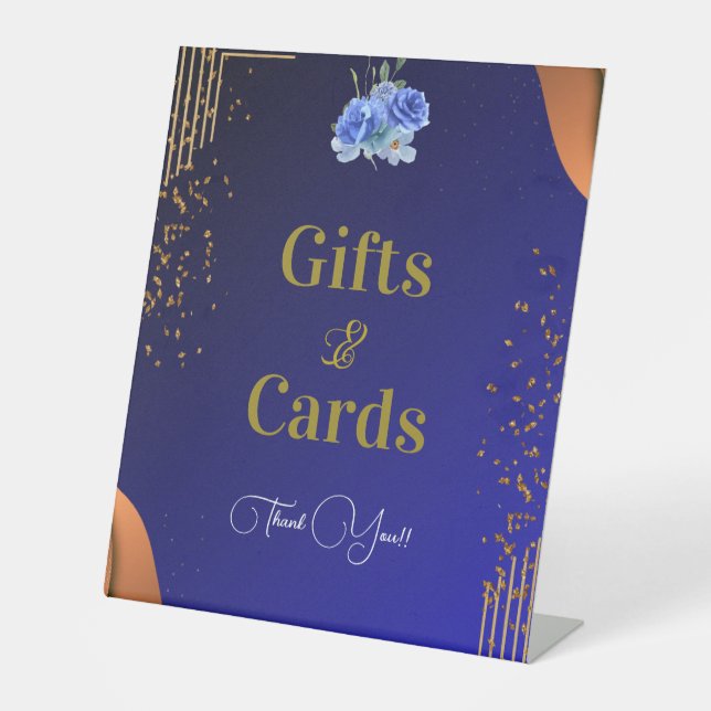 Expositor En L Naranja elegante y quemado | Tarjetas y regalos (Anverso)